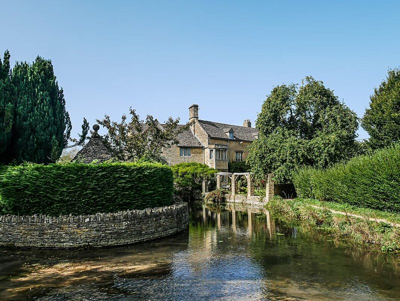 Countryside in the summer by the river